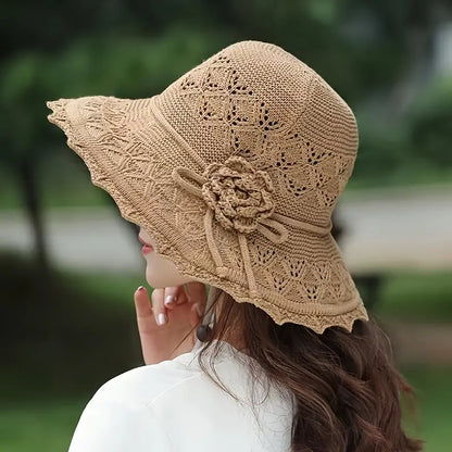 Lacy Breathable Wide Brim Sun Hats