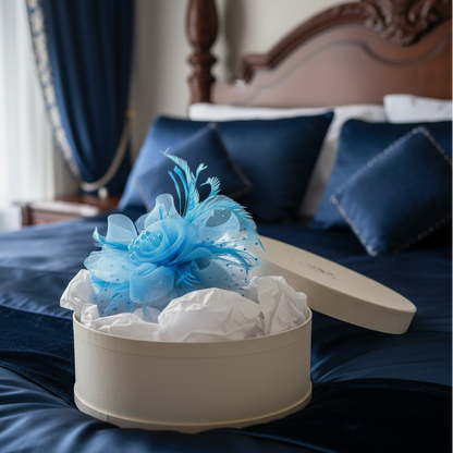 KOKO Mesh Feather Headband Fascinators