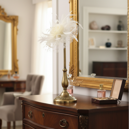 KOKO Mesh Feather Headband Fascinators