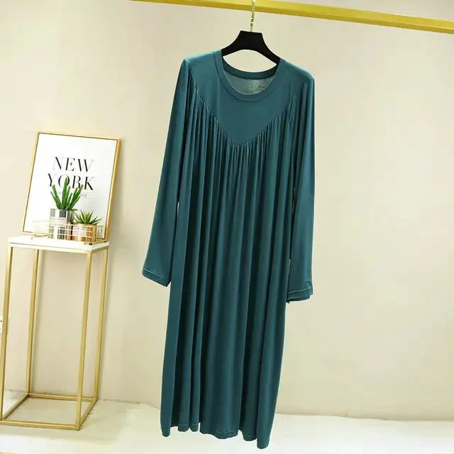 Modal Long Sleeve Nightgowns