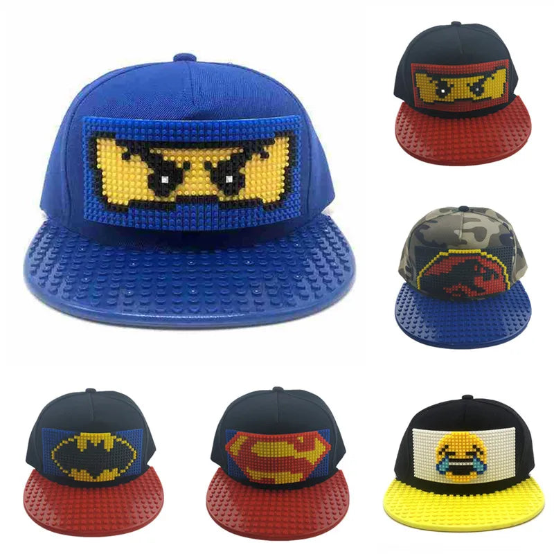 DIY Personalized LEGO Baseball Caps for Kids and Adults