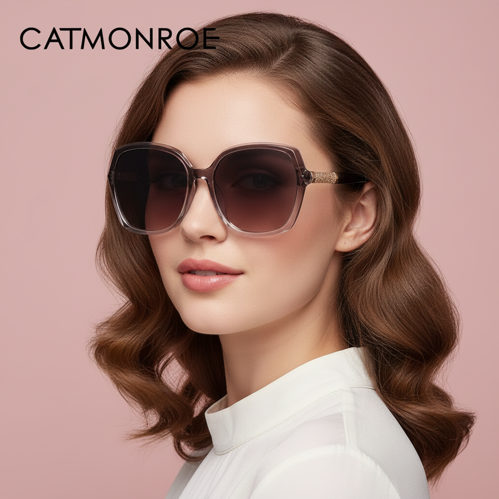 CATMONROE Cat-Eye Gradient Fashion Sunglasses