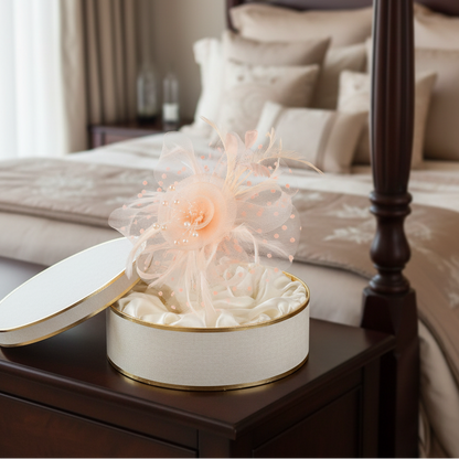 KOKO Mesh Feather Headband Fascinators