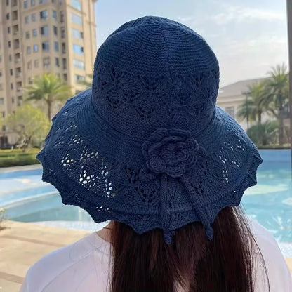 Lacy Breathable Wide Brim Sun Hats