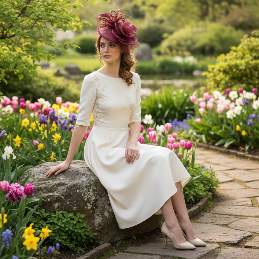 Ostrich Feather Fascinators