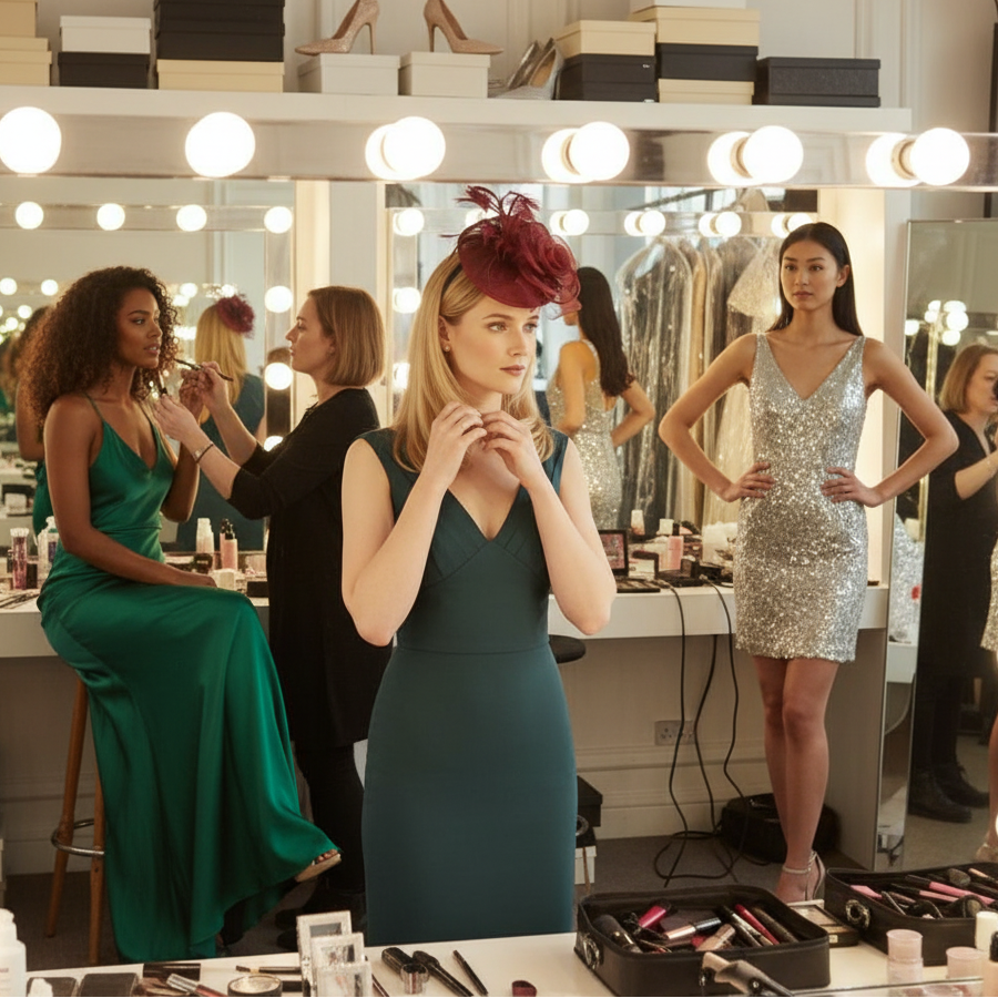 Ostrich Feather Fascinators