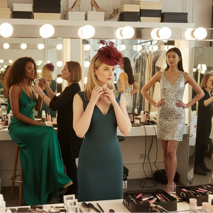 Ostrich Feather Fascinators