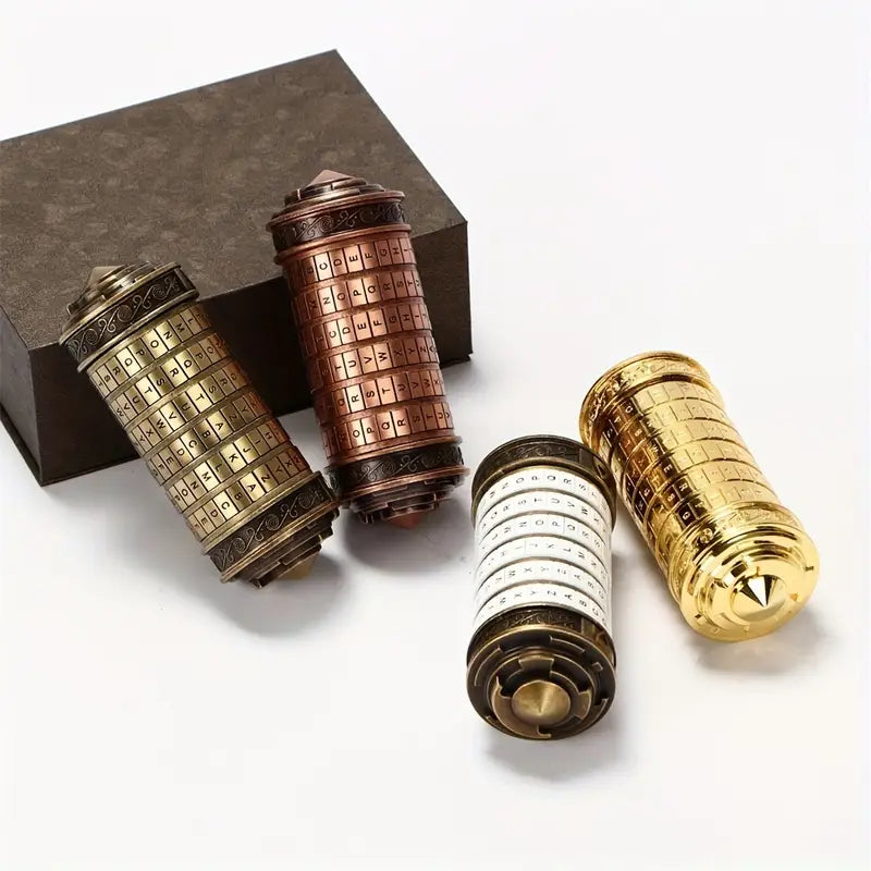 Cryptex Da Vinci Code Mini Lock with Hidden Compartment