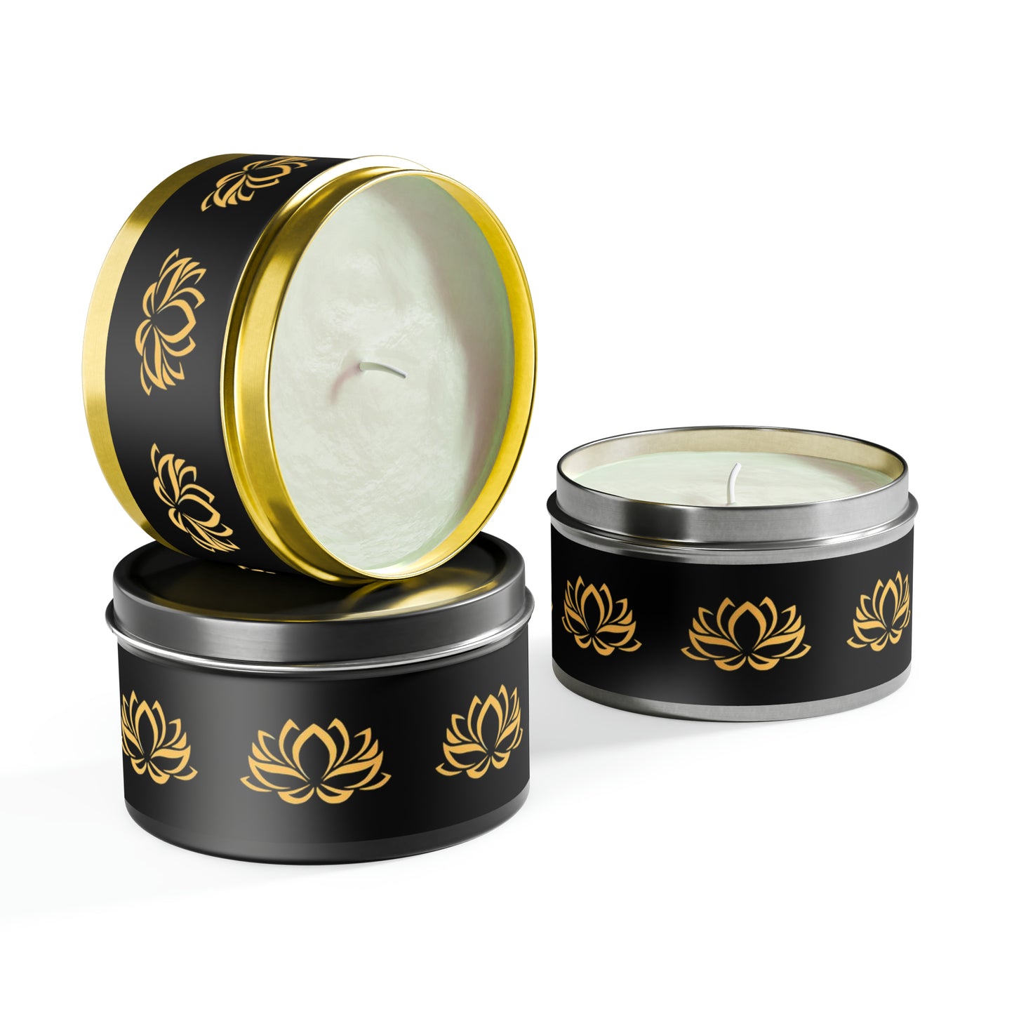 Luxury Tin Candles 100% Natural Coconut Soy