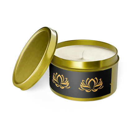 Luxury Tin Candles 100% Natural Coconut Soy