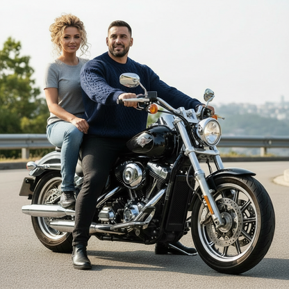 Hawthorne Acrylic Loose Knitted Aran Pullover Sweaters