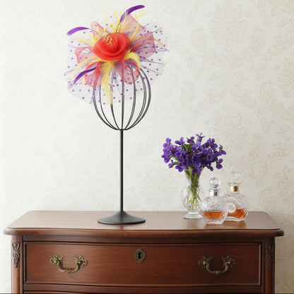 KOKO Mesh Feather Headband Fascinators