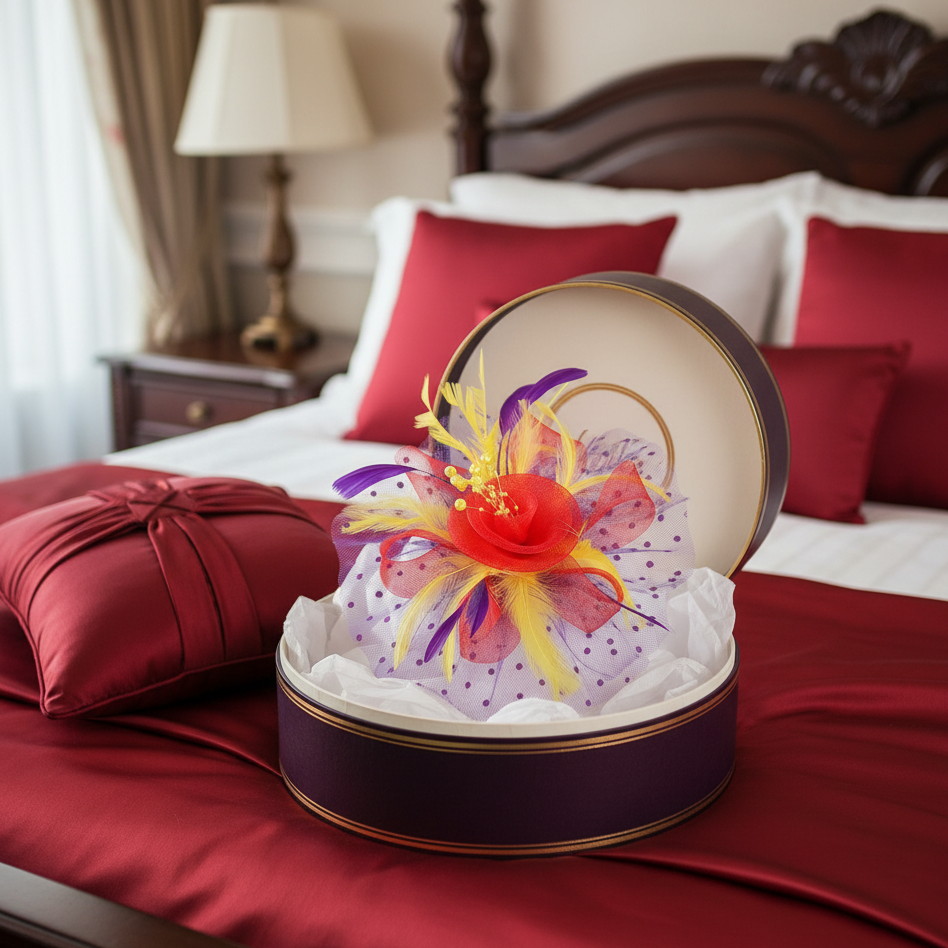 KOKO Mesh Feather Headband Fascinators