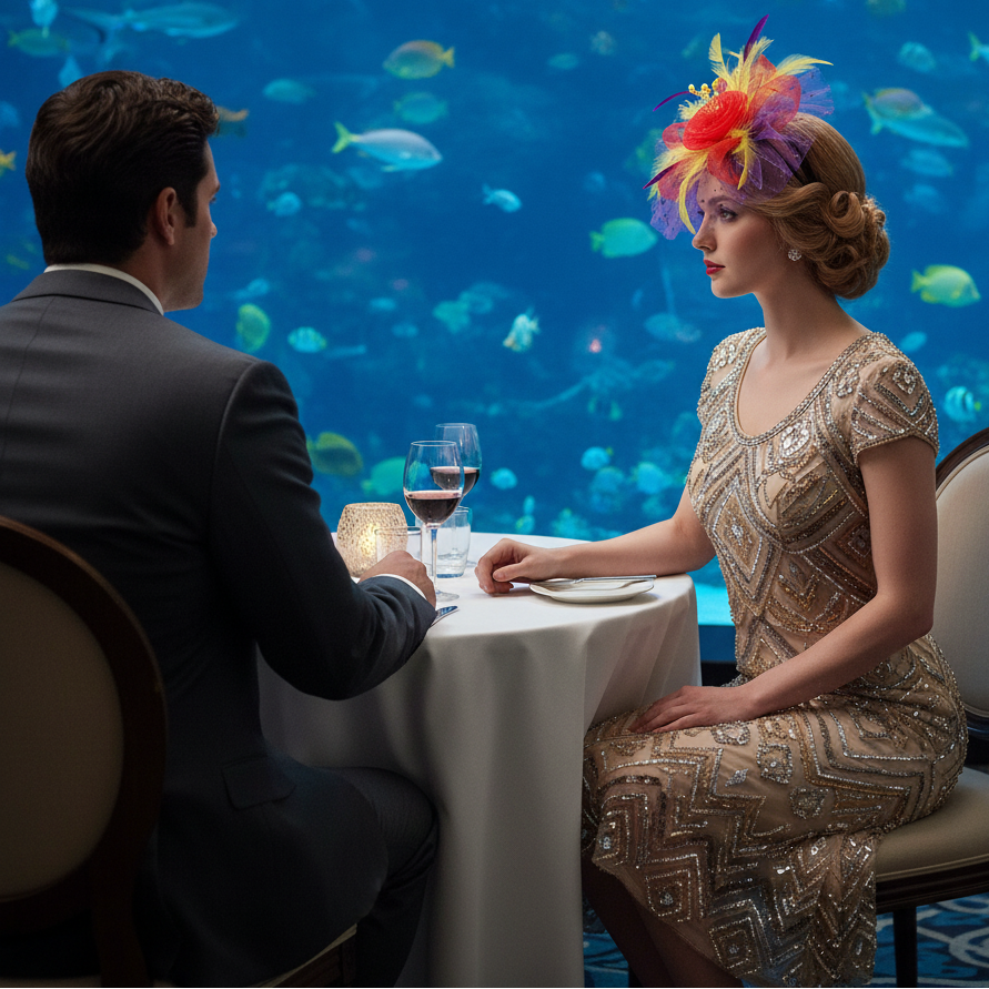 KOKO Mesh Feather Headband Fascinators