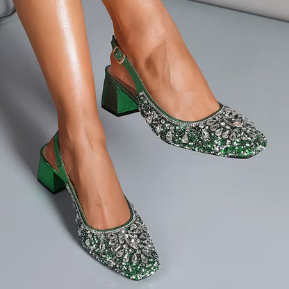 Luxurious Rhinestone Sandals