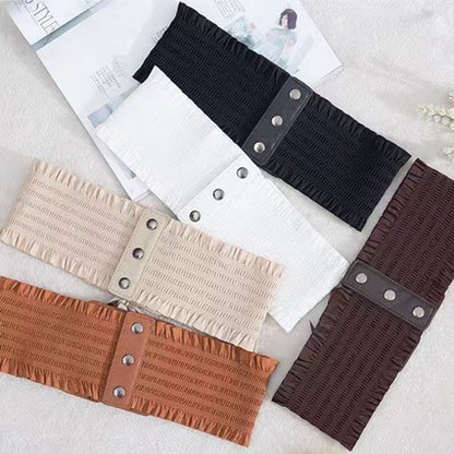 Domed Elastic Wide Belts