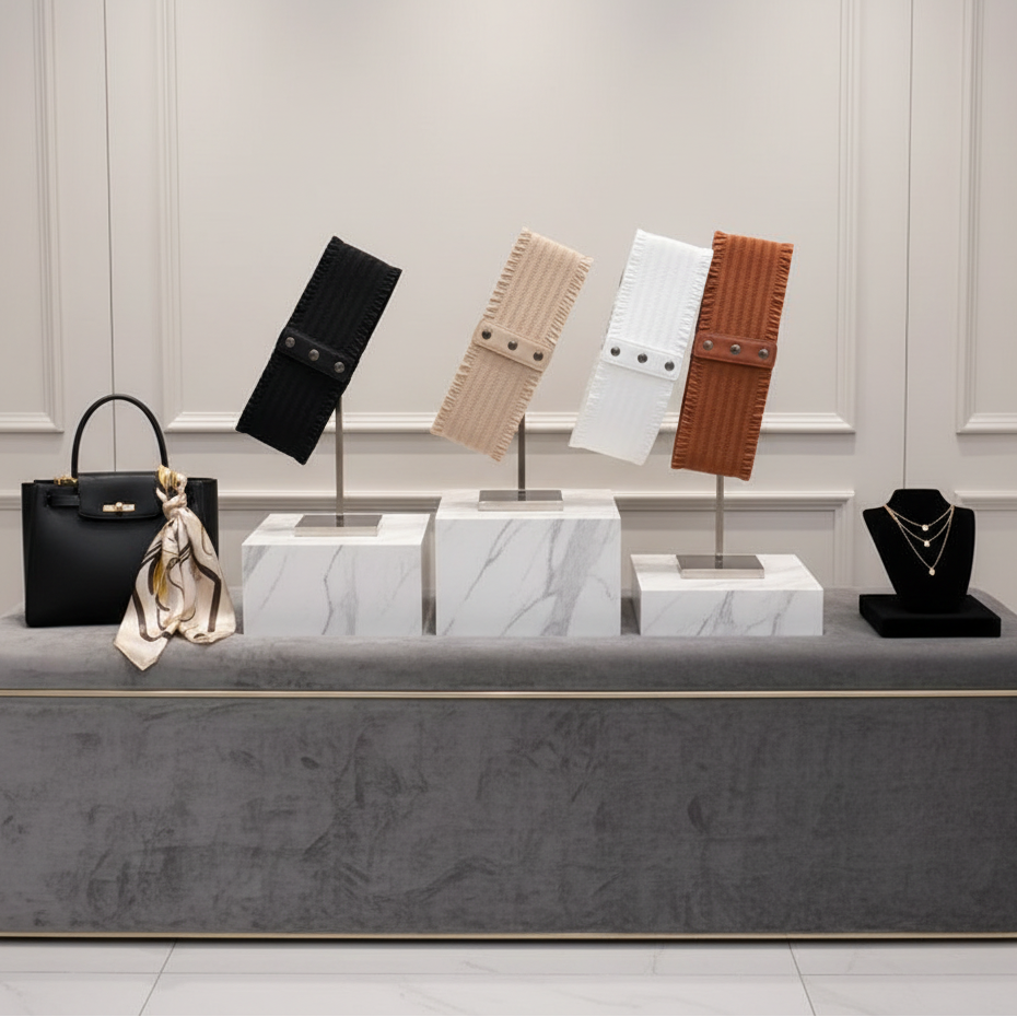 Domed Elastic Wide Belts