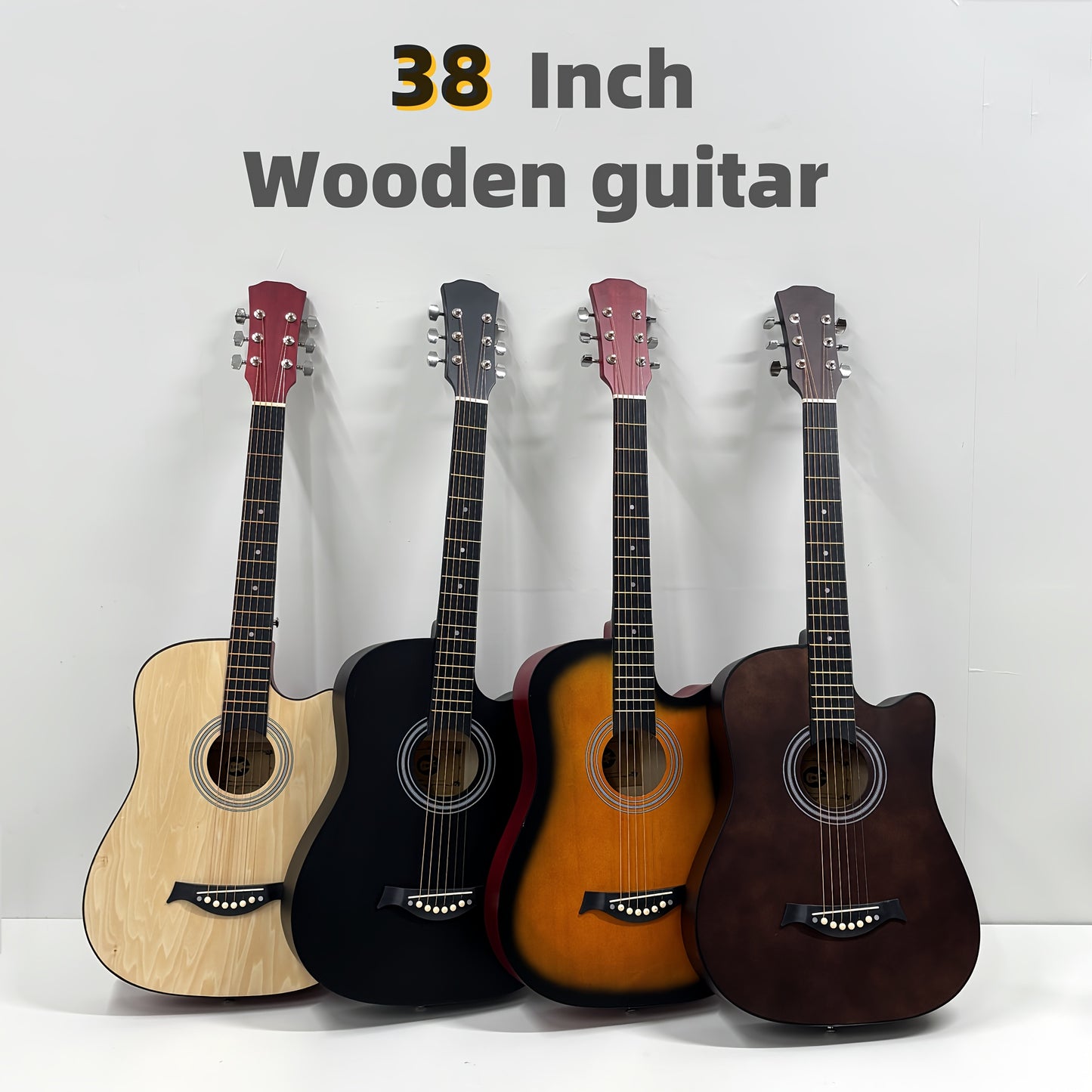 Basswood Professional Acoustic Guitar DIY Starter Kit