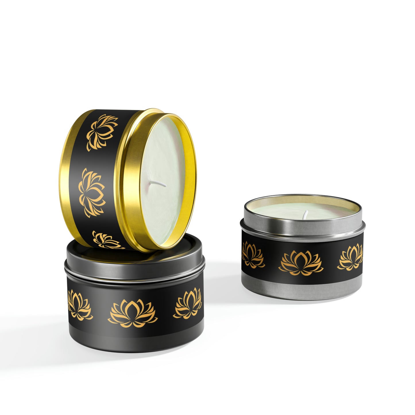 Luxury Tin Candles 100% Natural Coconut Soy