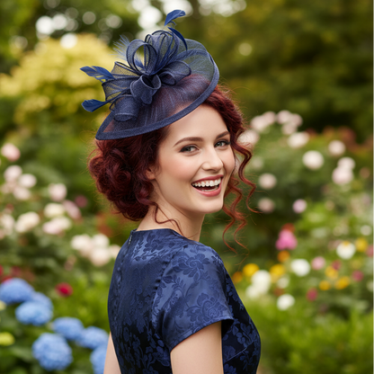 Hemp & Feather Hairpin Fascinators