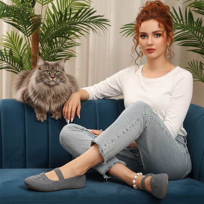 Slip-On Bow Comfort Ballet Flats