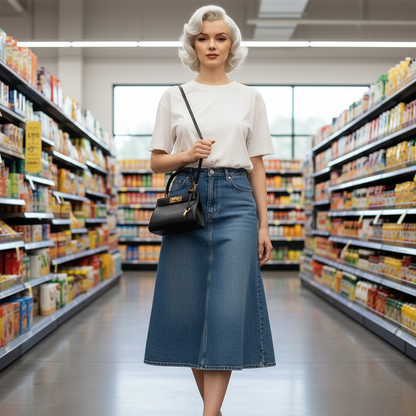 Lee Radziwill Inspired Petite Kelly Crossbody Handbag