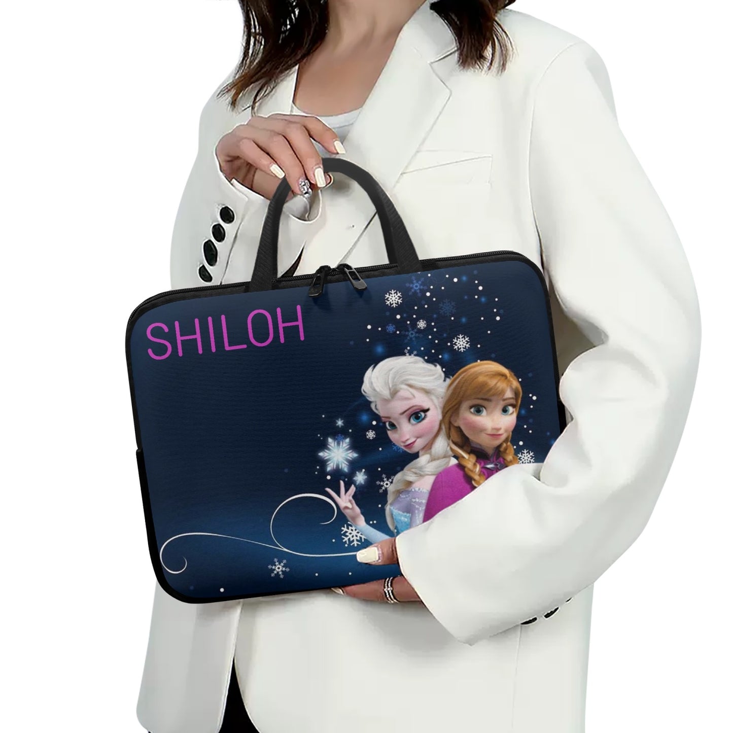 School Book Bags or Laptop Sleeves (Handles) - Frozen