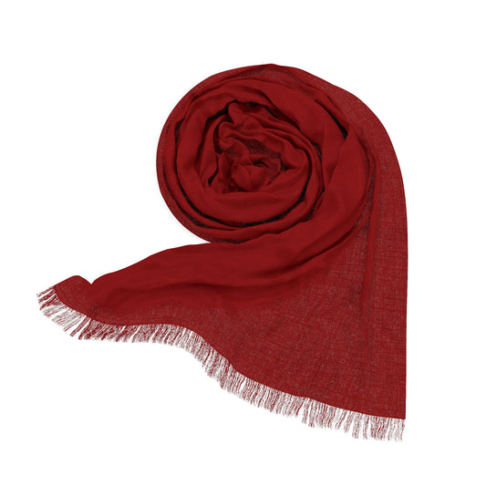 Polyester Scarf - Plain Colors (Cherry Red)