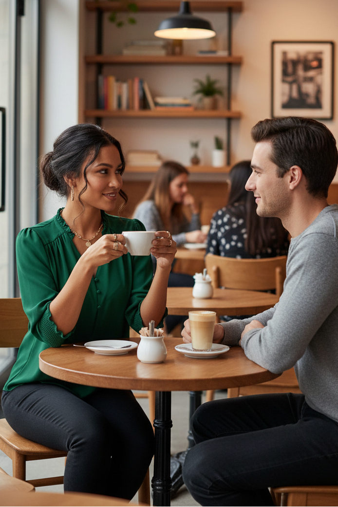 PRIVÉ Notched Neckline Shirred Sleeve Polyester Blouse