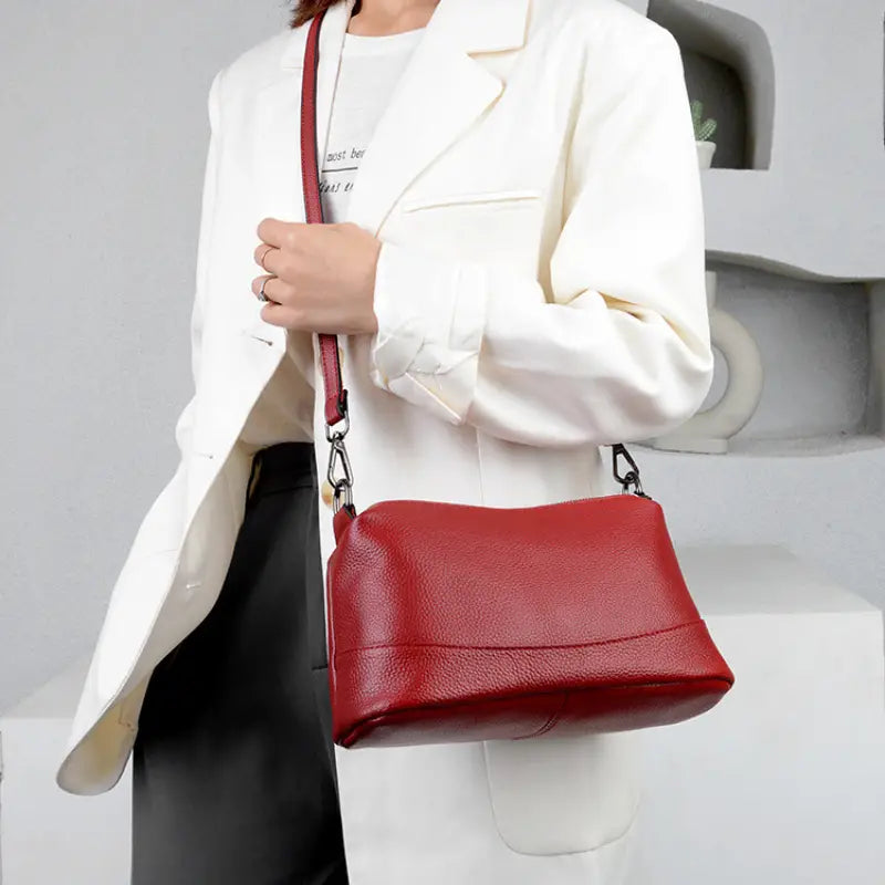 Luxury Genuine Cowhide Leather Handbags