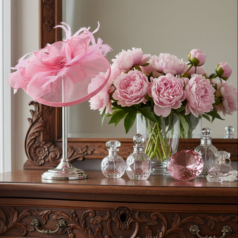 Hemp & Feather Hairpin Fascinators