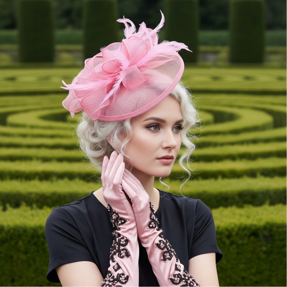 Hemp & Feather Hairpin Fascinators