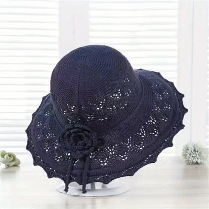 Lacy Breathable Wide Brim Sun Hats