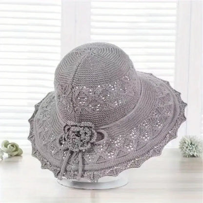 Lacy Breathable Wide Brim Sun Hats