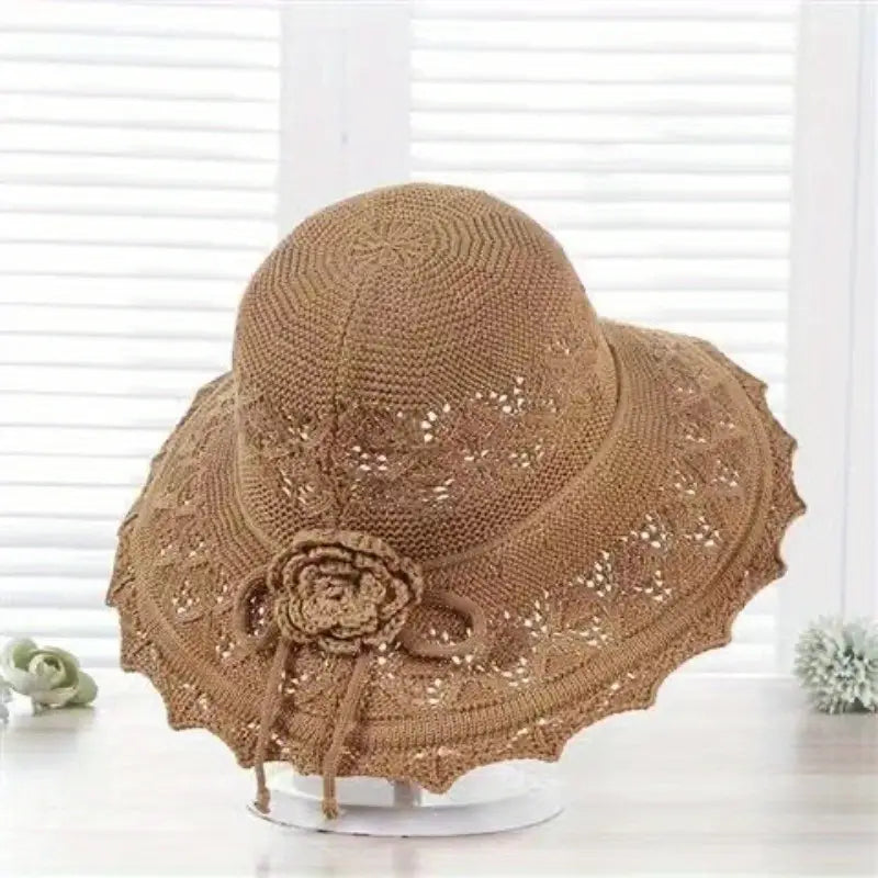 Lacy Breathable Wide Brim Sun Hats