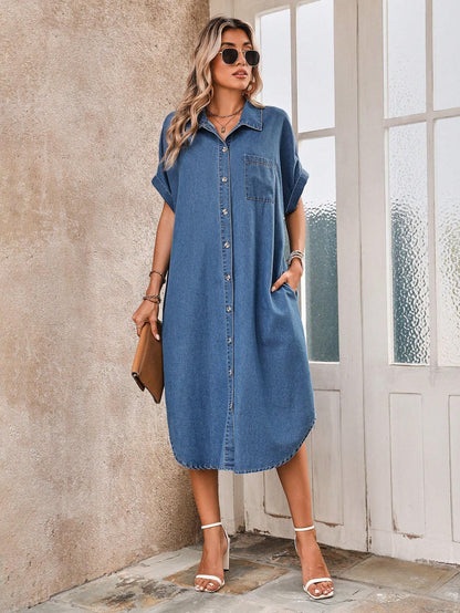MEDLEY Midi Denim Dresses