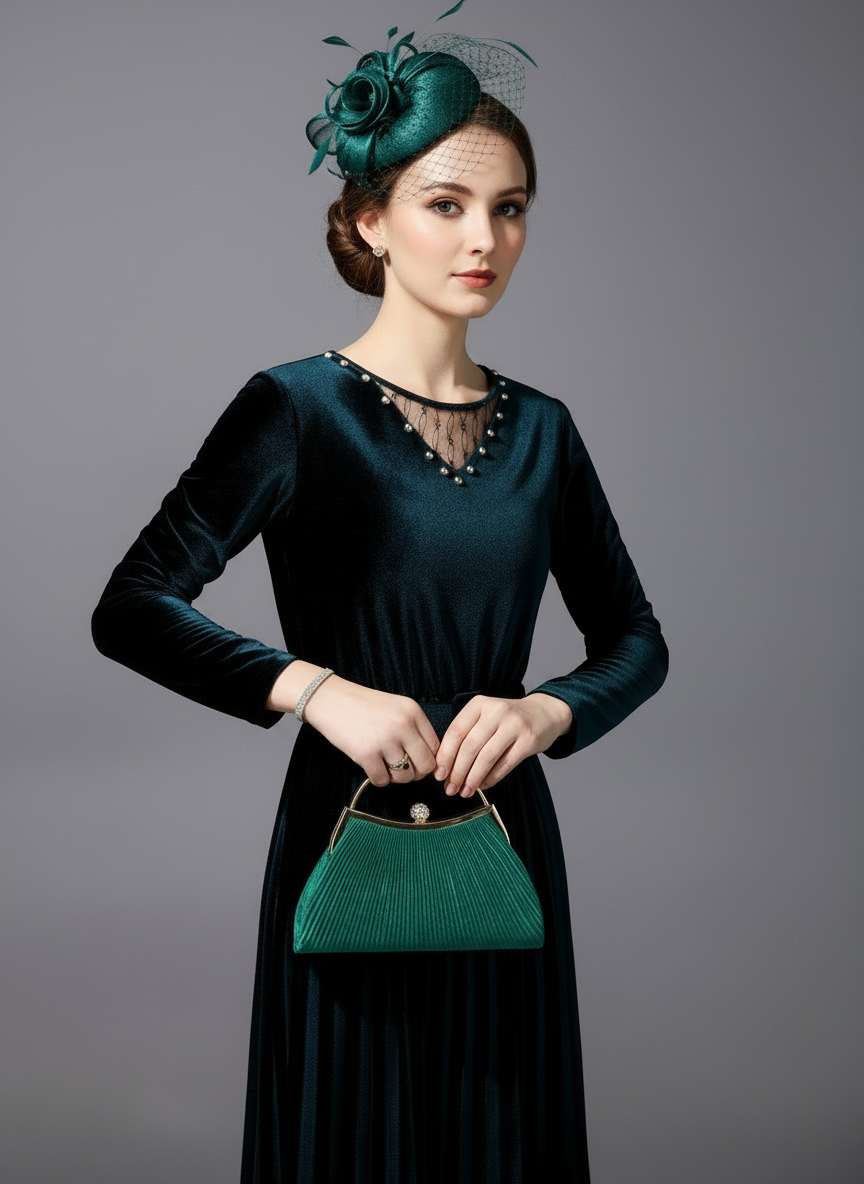 Kiss Lock Clutch Evening Bags