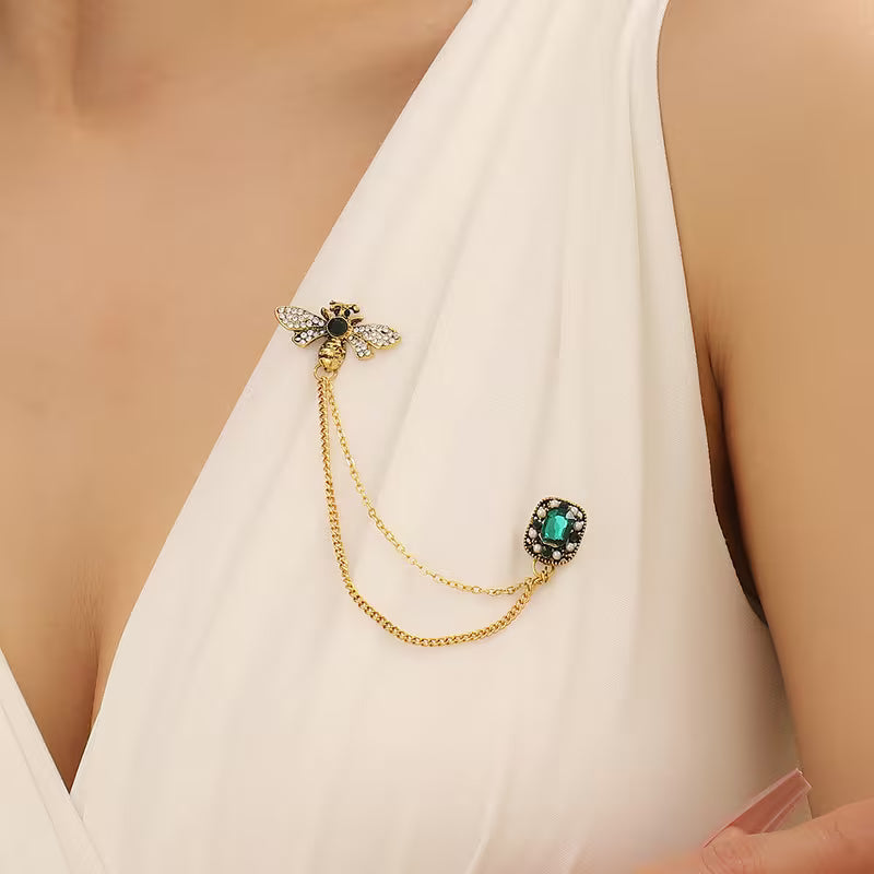 Romanticism Rhinestone Vintage Brooches