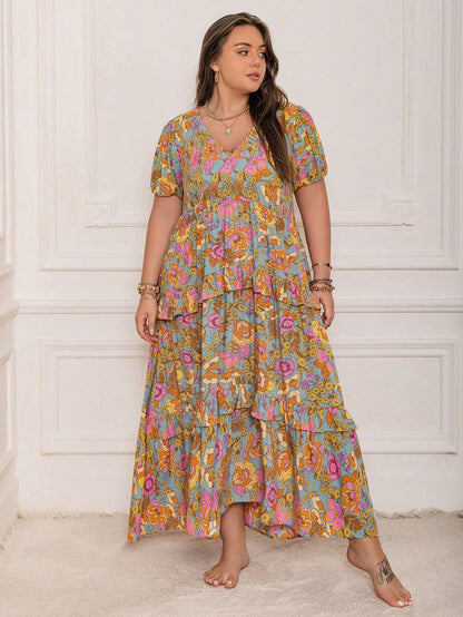 Rustty Dustty Plus Size Viscose Boho Dress