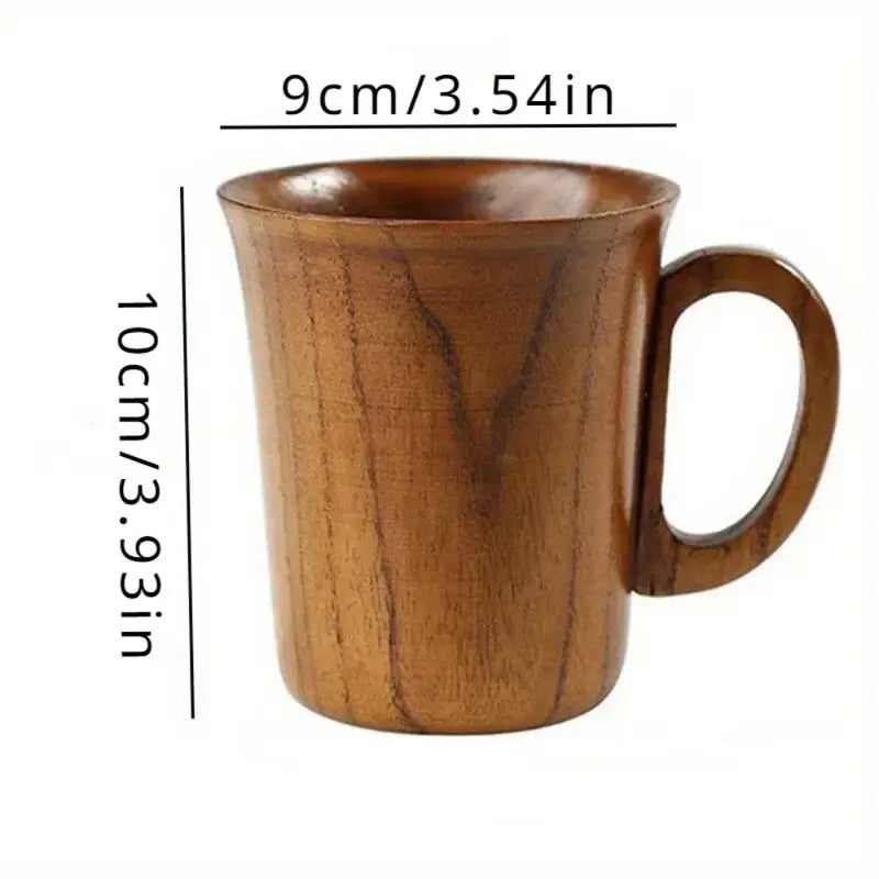Natural Cherry Wood Mugs