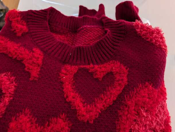 Heart Knit Pullover Sweater Collection