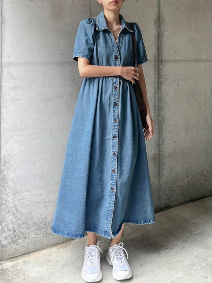 MEDLEY Midi Denim Dresses