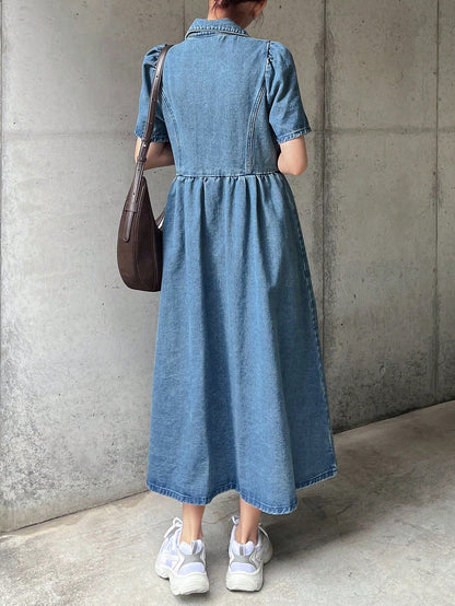 MEDLEY Midi Denim Dresses