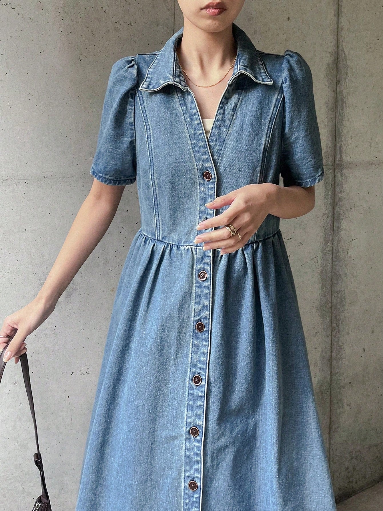 MEDLEY Midi Denim Dresses