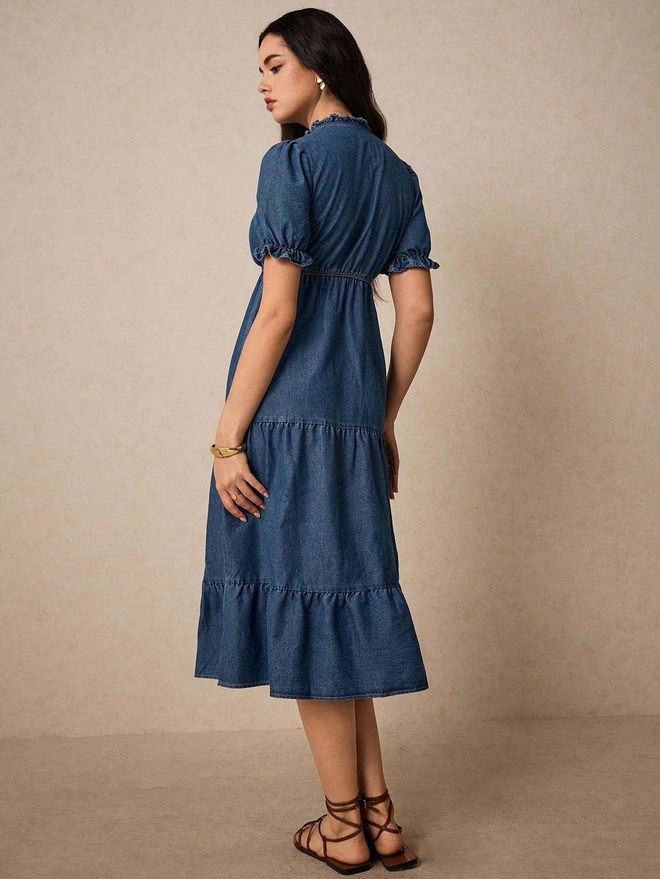 MEDLEY Midi Denim Dresses
