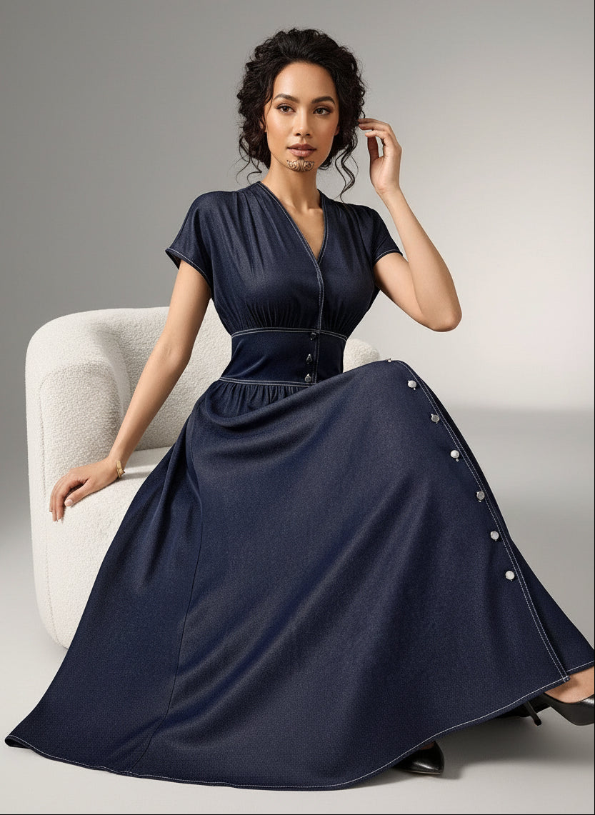 MEDLEY Midi Denim Dresses