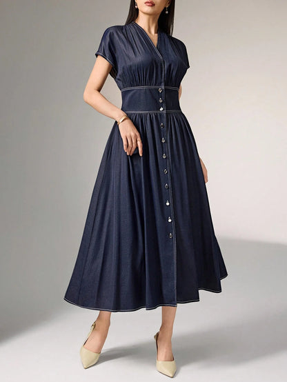 MEDLEY Midi Denim Dresses