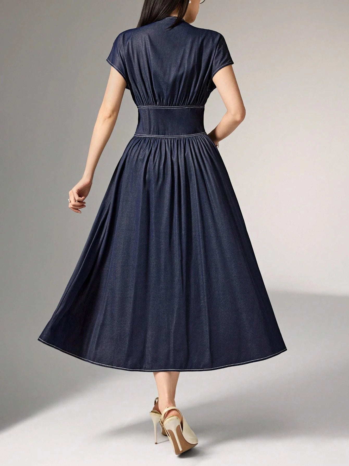 MEDLEY Midi Denim Dresses