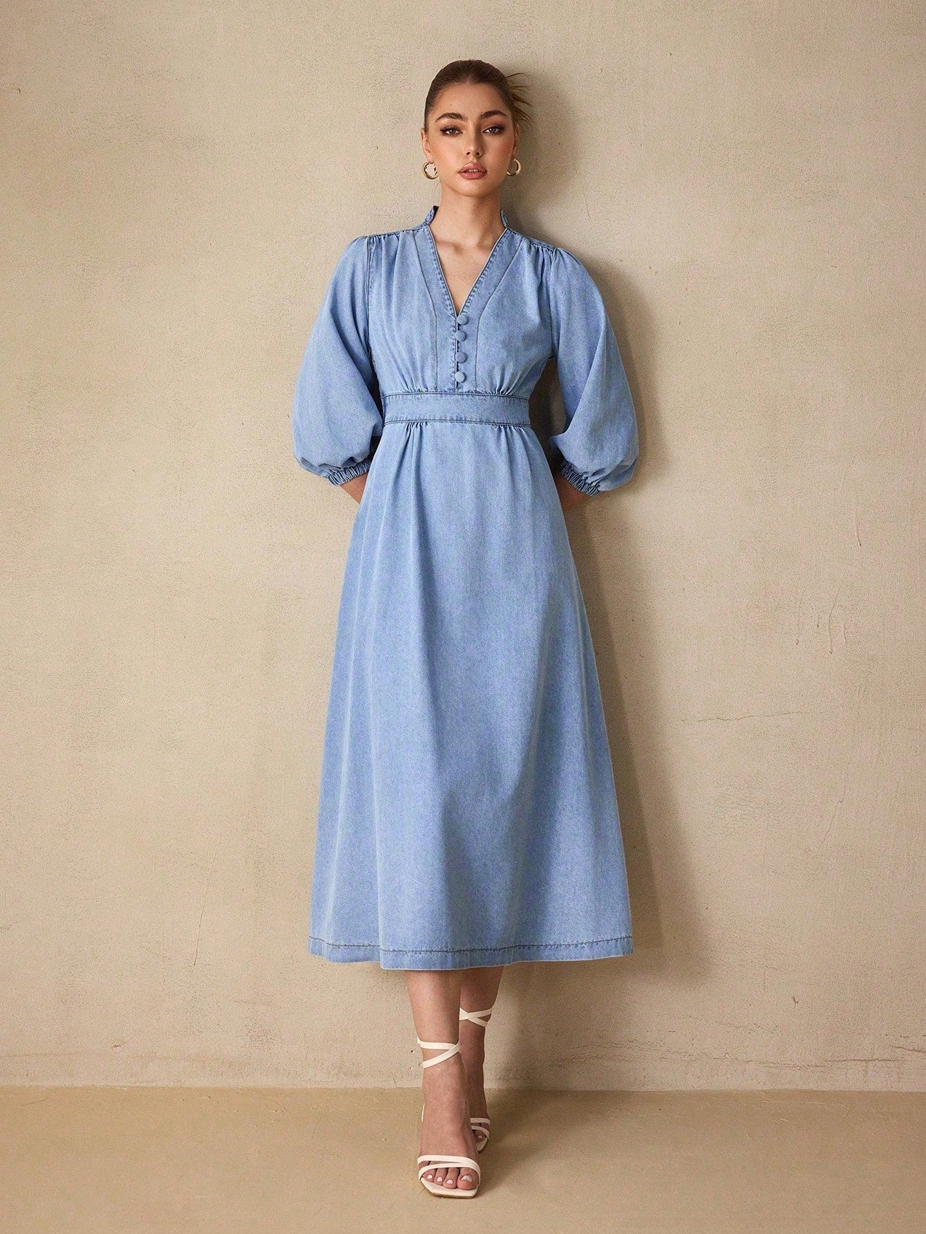 MEDLEY Midi Denim Dresses