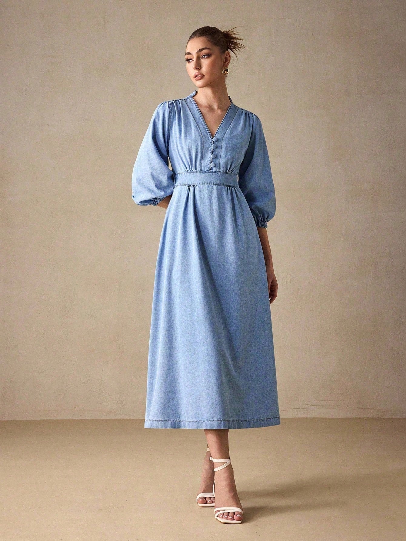 MEDLEY Midi Denim Dresses